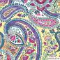 Preview: Viskose Stoff Ecoviscose Indian Paisley